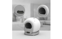 Compact Automatic Litter Box Indoor Enclosed Litter Box Hooded Pet Supply Easy to Clean for Apartment