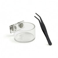 Arachnid Feeding Cup with Tweezers Compact Reptile Food Dish Removable