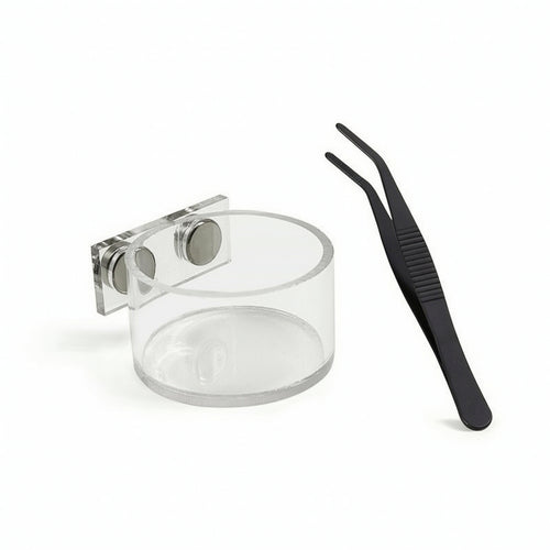 Arachnid Feeding Cup with Tweezers Compact Reptile Food Dish Removable