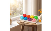 Child-Centered Color Matching Toy with Cups Cognitive Color Sorting Balls Educational Balls in Cups Interactive for Preschoolers