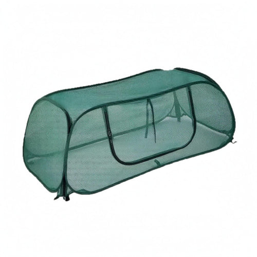 Raised Mesh Cover Cage Zippered Raised Bed Cover Foldable Vegetable Mesh Enclosure