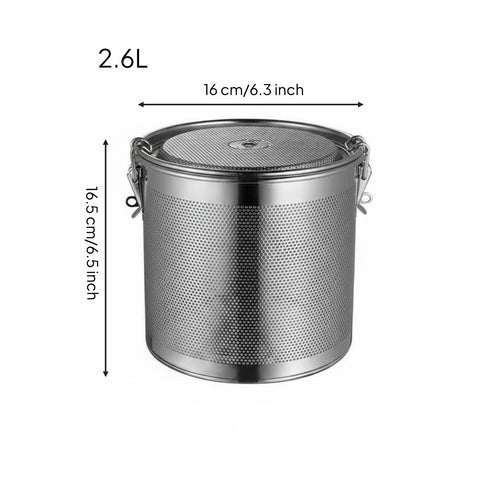 Stainless Steel Seasoning Basket Rust Resistant Braising Seasoning Basket Easy