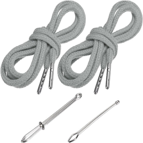 2 Pieces Replacement Drawstring with Easy Threader Strong Fastener Reinforced