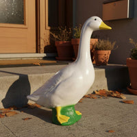 Resin Duck Figurine Weather Resistant Outdoor Decor for Pond, Patio
