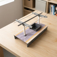 No-Light Underground Station Model DIY Station Platform Model Miniature Railway Platform Kit Scale for Hobbyists, Train Layouts