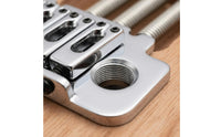Chrome-Plated Stratocaster Bridge with Springs and Screws Double Tremolo Bridge Compact Electric Guitar Saddles Sturdy