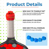 跨境新品 Pickleball Paddle End Caps匹克球拍尾端防脱手硅胶套