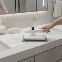 Desktop Mop Portable Handheld Cleaning Mop Replaceable Sponge Heads for Bathroom