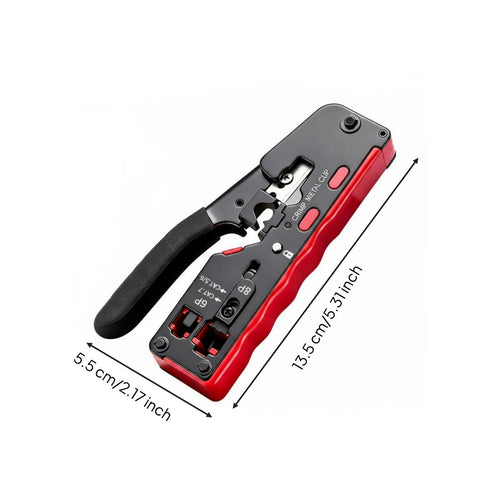 RJ45 Crimp Tool 3-in-1 RJ45 8P 6P 4P Compatible for Electricians