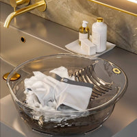 Integrated Washboard Basin Multi-Use Hand Wash Tub Non-Slip for Bathroom, Babies