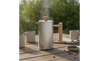 Coffee Press Coffee Brewer 3-Tier Filtration System Coffee Press Insulated Coffee Plunger Spill-Resistant-Resistant Spout Cool