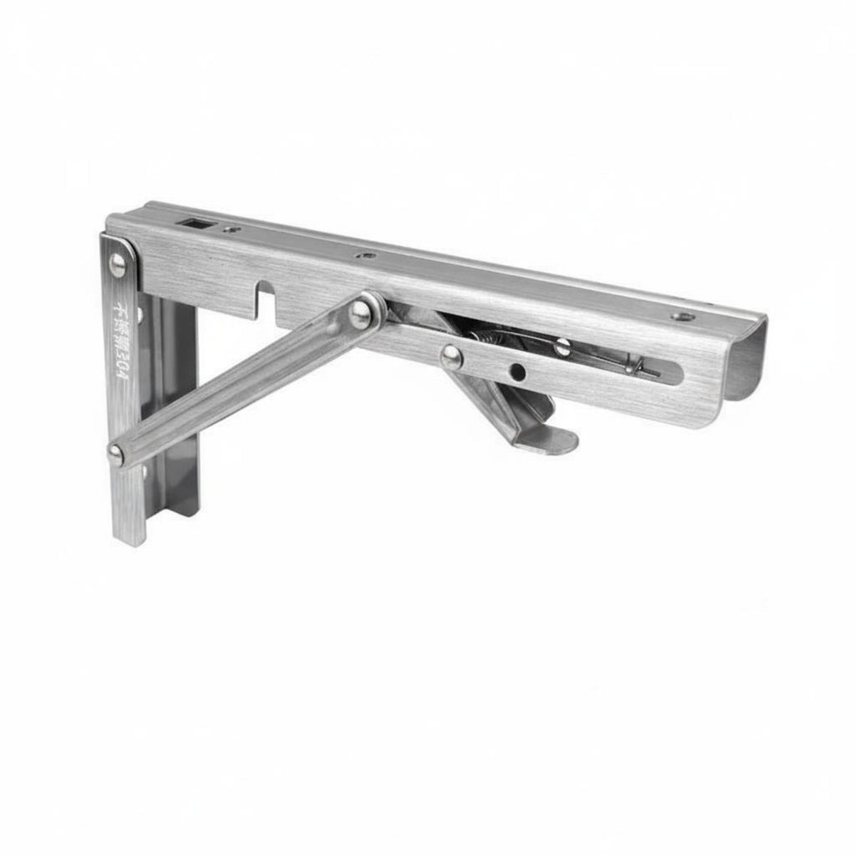Foldable Design Heavy Duty Collapsible Bracket Space Saving Triangular Support Hinge High Load Capacity Heavy Duty Folding Bracket Long-Lasting Metal Construction for RV Owners, Kitchen, Small Areas, Garage, Workshop