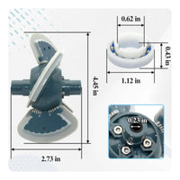 PF1 Cleaner Parts Kit Easy to Install Pool Cleaner Wheel Long-Lasting