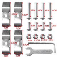 Motorcycle Aluminum Top Case Accessory Kit with Screws and Lock Cylinder