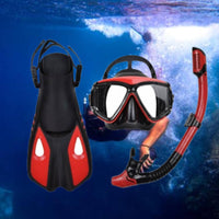 Full Dry Snorkel Set Anti-Choke Water Sports Gear Crystal Clear View