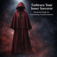 Hooded Cloak Maxi Cape, Fancy Dress Costume Halloween, Hooded Cloak Maxi Polyester, Fancy Dress Cost - Image 2