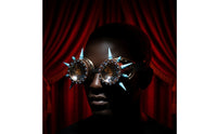 Pointed Steampunk Goggles Gothic Goggles with Spikes Mirrored Eyewear Vintage for Festivals, Photo Shoots