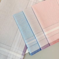 29cm Cotton Jacquard Handkerchief Set of 9