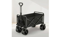 All-Terrain Camping Wagon Heavy Duty Collapsible Wagon Large Capacity Folding Utility Cart Portable for Campers, Picnics, Shopping