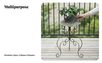 Three-Legged Pot Pedestal sturdyDuty Plant Stand Vintage Design for Patio, Porch