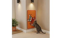 Long-Lasting Wall-Mounted Cat Scratcher Easy to Clean Cat Scratching Pad Reusable for Cabinet