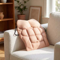 Wearable Muscle Chest Molded Foam Torso with Straps Lightweight Prop Realistic for Adults, Performers, Costume Parties, Stage Performances, Pranks