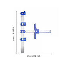 Drawer Pull Drilling Template Clear Scale Adjustable Punch for Workshop