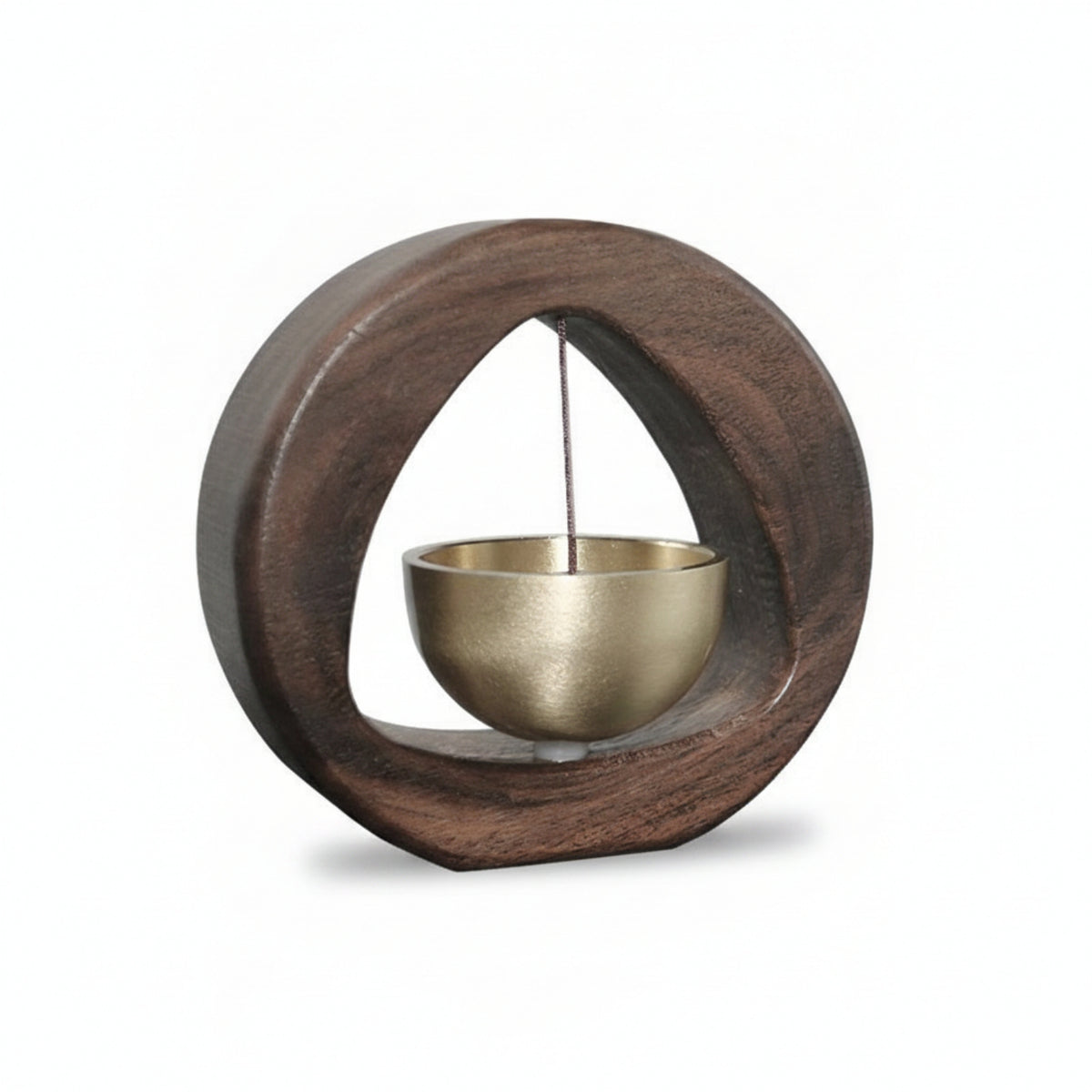 Hanging Bell Ornament Long-Lasting Wooden Bell Reusable for Indoor Display