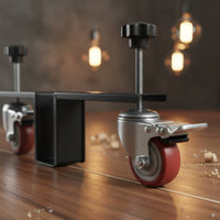 Door Installation Dolly 360-Degree Swivel Casters Heavy Duty Door Roller