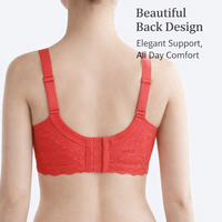 Back Support Underwired Bras for Women with Full Coverage and Posture Correction, Plus Size with Lining for Everyday Wear