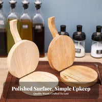 Wooden Dumpling Wrapper Press Solid Wood Dumpling Wrapper Press Easy to Use Wooden Pastry Presser for Home Cooks, Cooking Enthusiasts