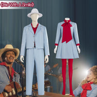 Lady Gaga and Bruno Mars Cosplay Costume Bruno Mars Single Die With A Smile Performance Costume
