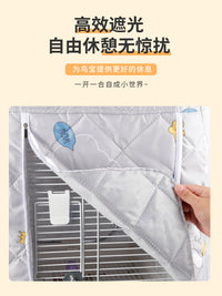 鹦鹉保温罩布卡星50冬季加厚防寒保暖鸟笼衣遮光透气专用防溅神器