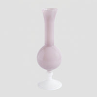 Modern Minimalist Glass Vase, Spray Painted Finish