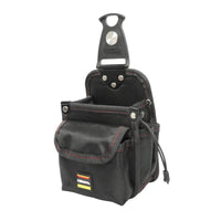 Reinforced Electrician Tool Pouch Heavy-Duty Tool Pouch with Belt Loop Compact Wear-Resistant for Electricians