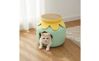 Cat Nest Stool Multi-Functional Barrel Cat Bed Breathable Pet House