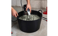 Flexible Tub Heavy-Duty Tub with Handles Ribbed for Builders, Gardeners