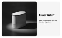 Space-Saving Trash Can with Lid | Compact Upright Form, Small toilet Trash Can with Lid, for Toilet
