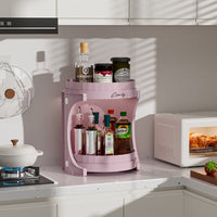 Rotating Spice Rack Organizer for Kitchen Countertop