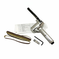 Industrial Grade Angle Air Belt Sander Long-Lasting Construction Pneumatic Belt Sander Portable for Professionals, Metalworkers