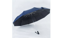 Foldable Automatic Umbrella Waterproof Umbrella with Wrist Strap Compact One-Handed for Travelers