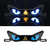 LED License Plate Light with Eye Design Decorative Motorcycle License Plate Light Slim Lighting Compact for Motorcyclists, Night Riding