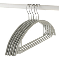 Semicircular Clothes Hanger PVC Coated Space Saving Pant Rack Metal Hook