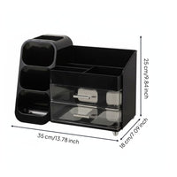 Makeup Organizer Box with Drawers opening Top Design Makeup Brush and Lipstick Organizer Desktop Cosmetic Holder for Women