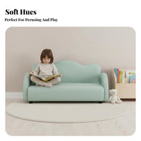 Plush Character Seat Cute Cartoon Design Upholstered Mini Sofa Long-Lasting Construction Easy to Clean for Preschoolers