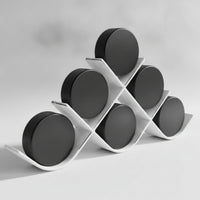 Hockey Puck Display Case with Acrylic Cradle Premium Acrylic Stand with Curved Cradle Puck Display Stand Interlocking