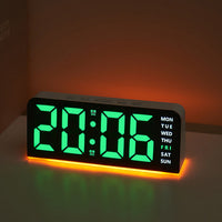 17.3 Inch LED Wall Clock with Week Display and Ambient Light