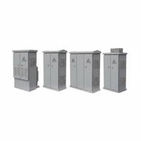 4 Pieces Unpainted Transformer Box Unassembled Miniature Scene Prop Desktop Display