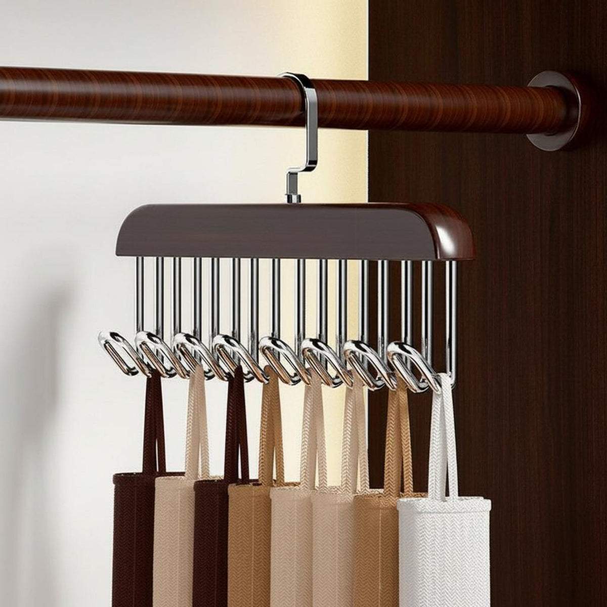 Multicompartment Bra Hanger Multifunctional Multipeg Hanger Space-Saving for Bedroom