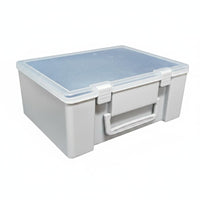 1/64 Figure Display Case Large Capacity Foam Display Case Rigid cover Small Figurine Box for Collectors